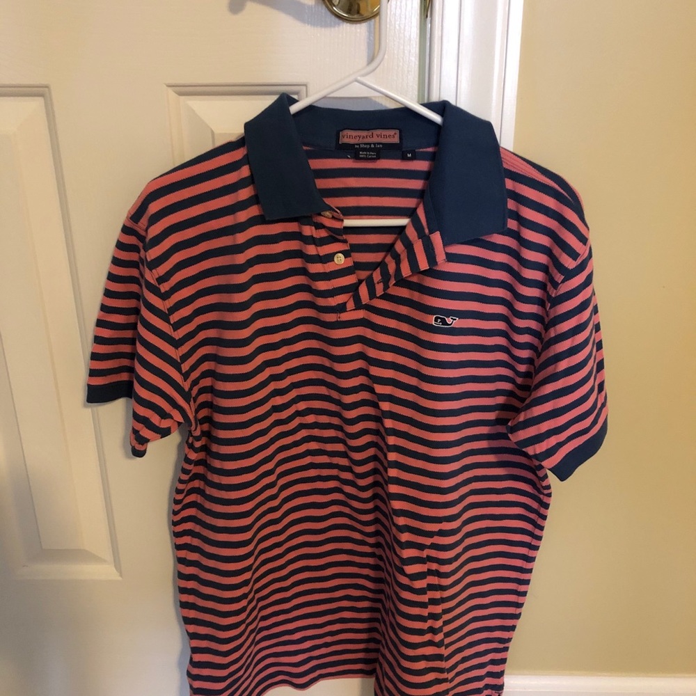 Vineyard vines medium striped polo